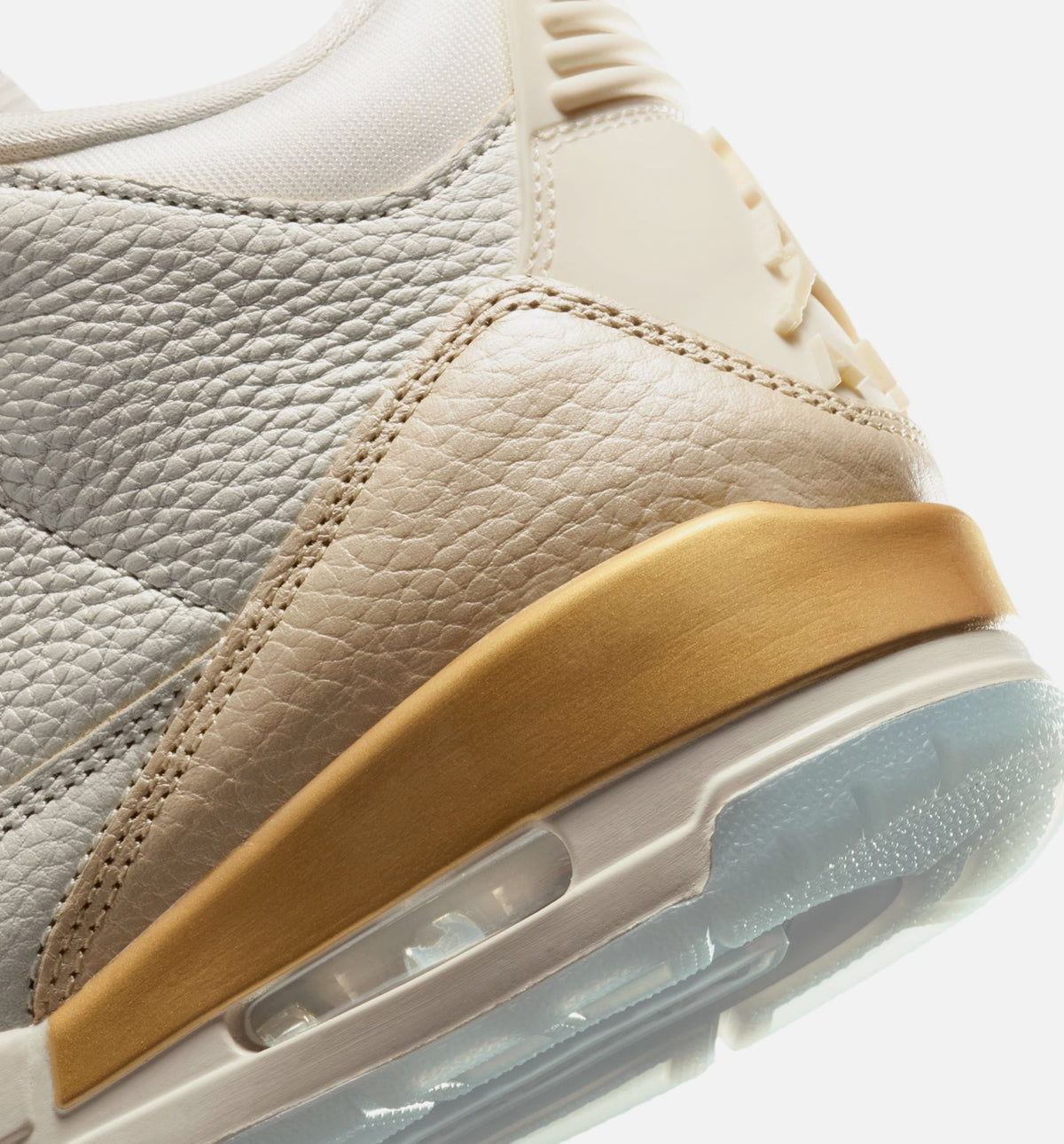 Air Jordan 3 Retro Sail and Pale Ivory Women's Lifestyle Shoe – Sail/Team Gold/Pale Ivory/Metallic Gold/Ice