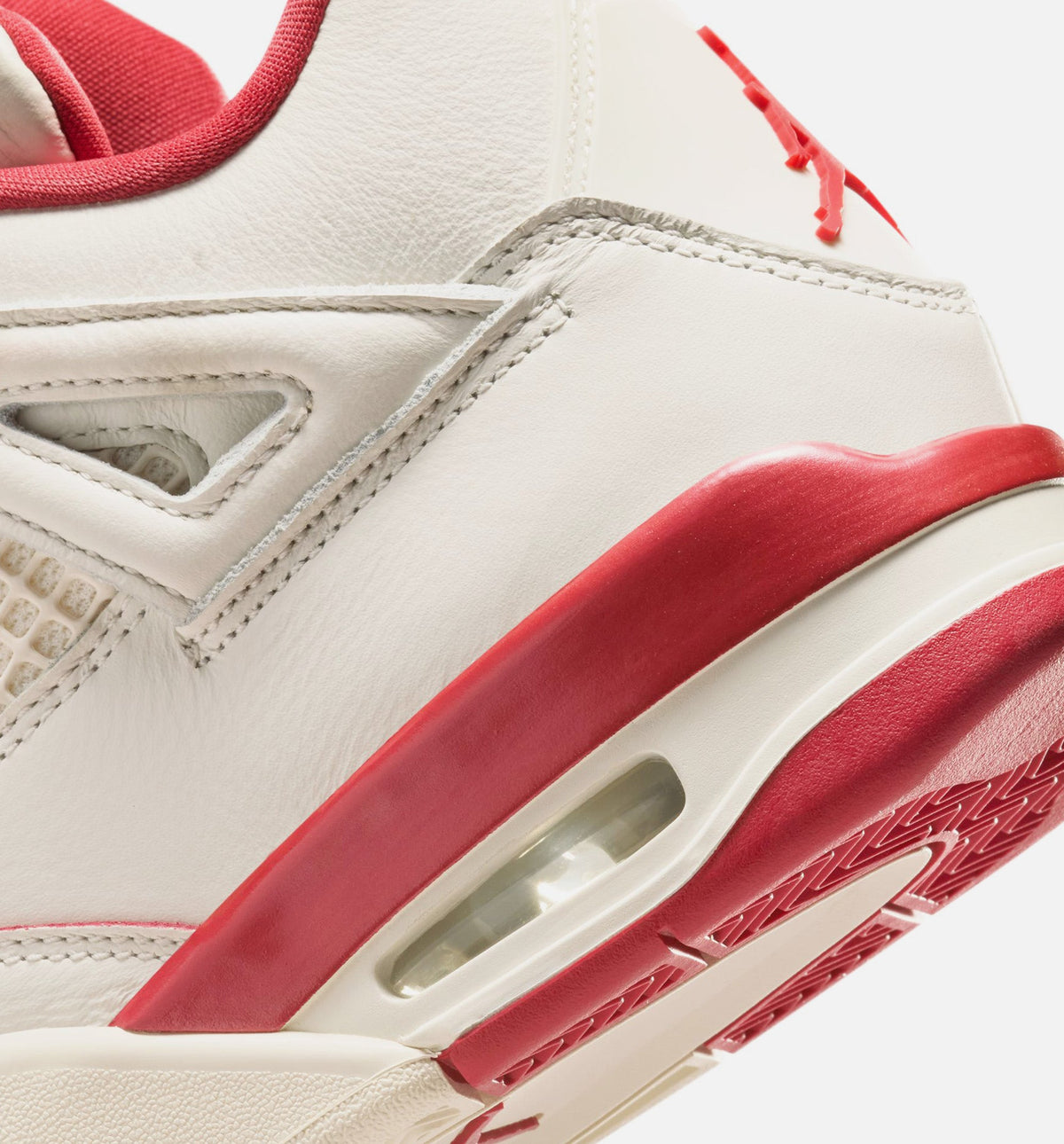 Air Jordan 4 Retro Valentine's Day Women's Lifestyle Shoe – Pale Ivory/Sierra Red/Tough Red