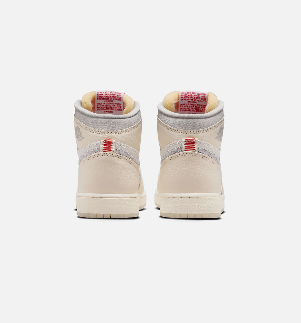 Air Jordan 1 Retro High OG Sail Grade School Lifestyle Shoe – Sail/University Red/Pale Ivory/Coconut Milk/Phantom
