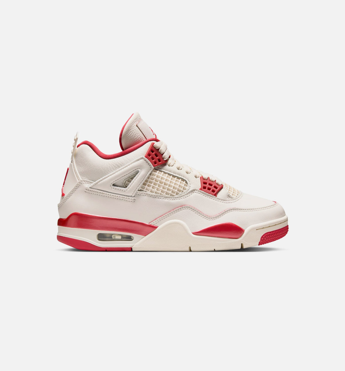 Air Jordan 4 Retro Valentine's Day Women's Lifestyle Shoe – Pale Ivory/Sierra Red/Tough Red
