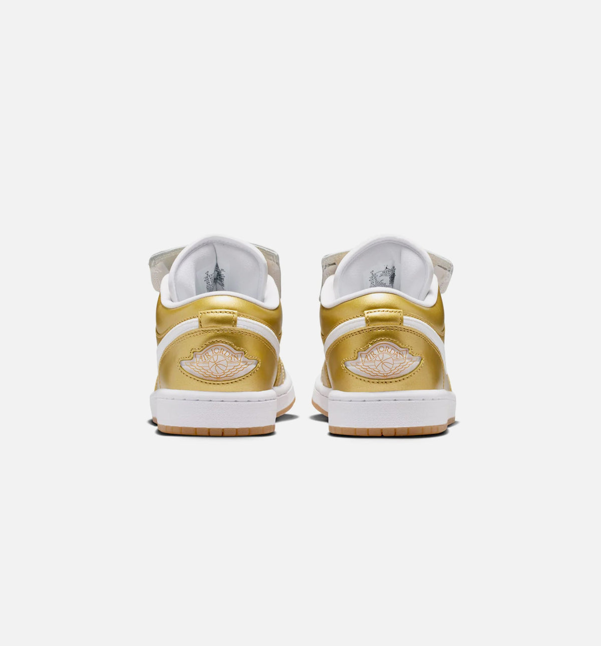 Air Jordan 1 Low Women's Lifestyle Shoe – Gold/White/Gum Yellow