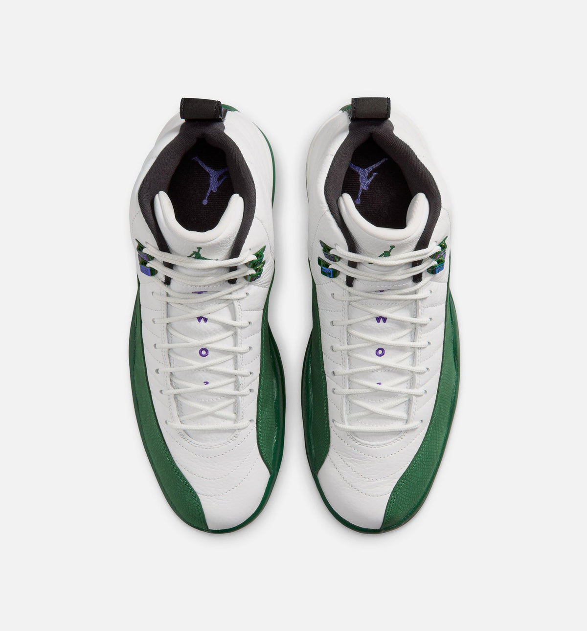 Air Jordan 12 Retro Idols Become Rivals Men's Lifestyle Shoe – Summit White/Gorge Green/Fierce Purple