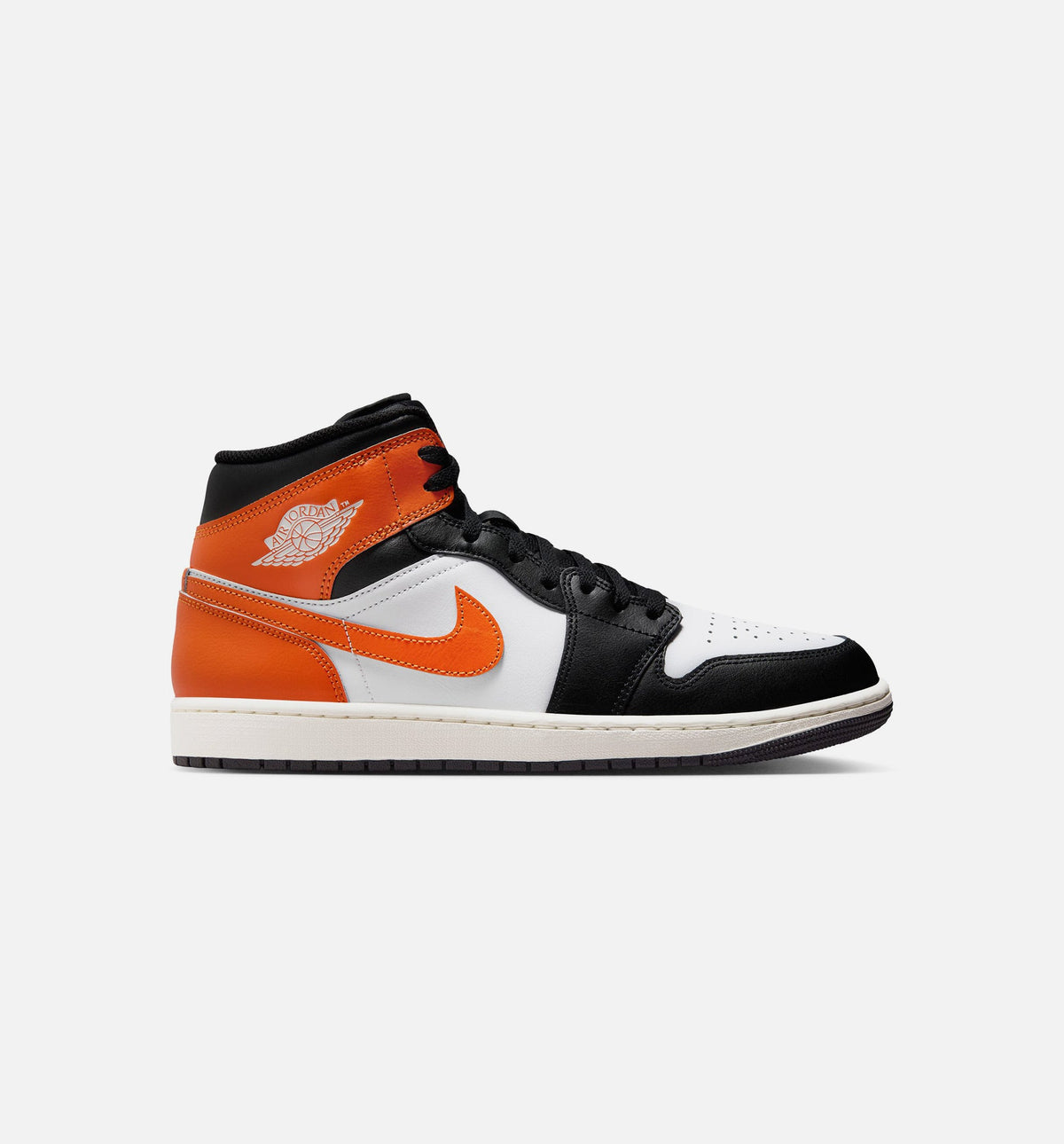 Air Jordan 1 Mid Men's Lifestyle Shoe – Starfish/White/Sail/Black