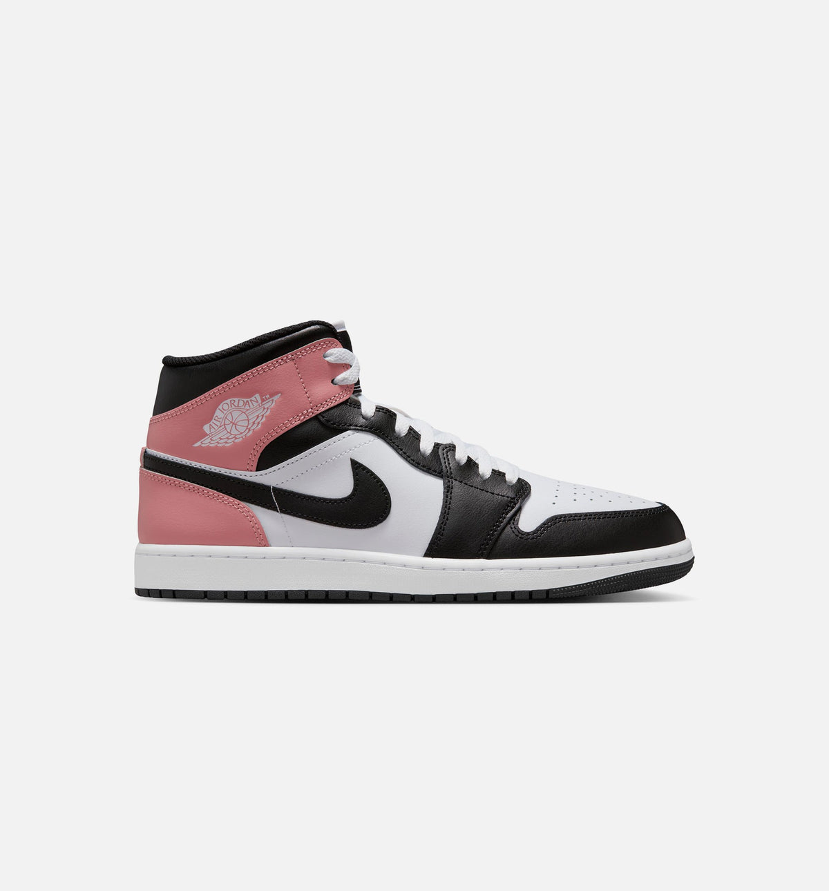 Air Jordan 1 Mid Men's Lifestyle Shoe – White/Rust Pink/Black