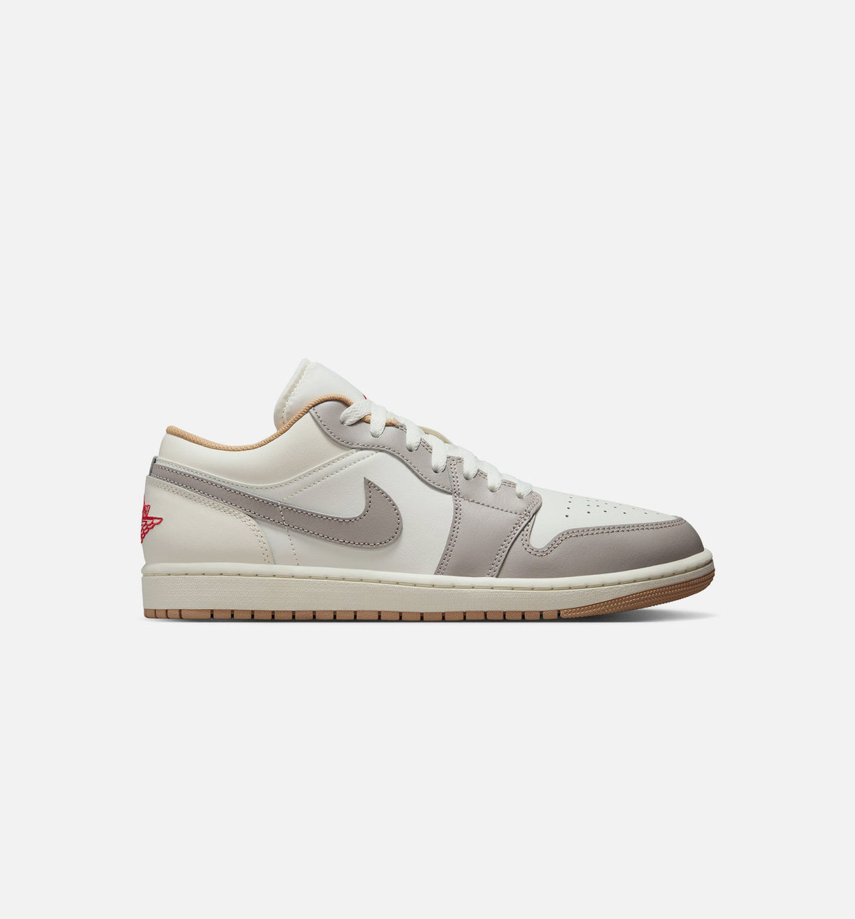 Air Jordan 1 Low | Men's Sail & Fire Red Lifestyle Shoe