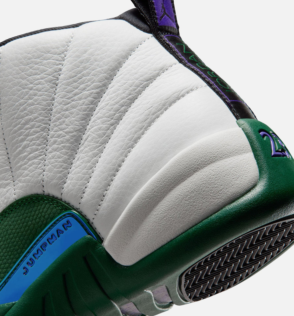 Air Jordan 12 Retro Idols Become Rivals Men's Lifestyle Shoe – Summit White/Gorge Green/Fierce Purple