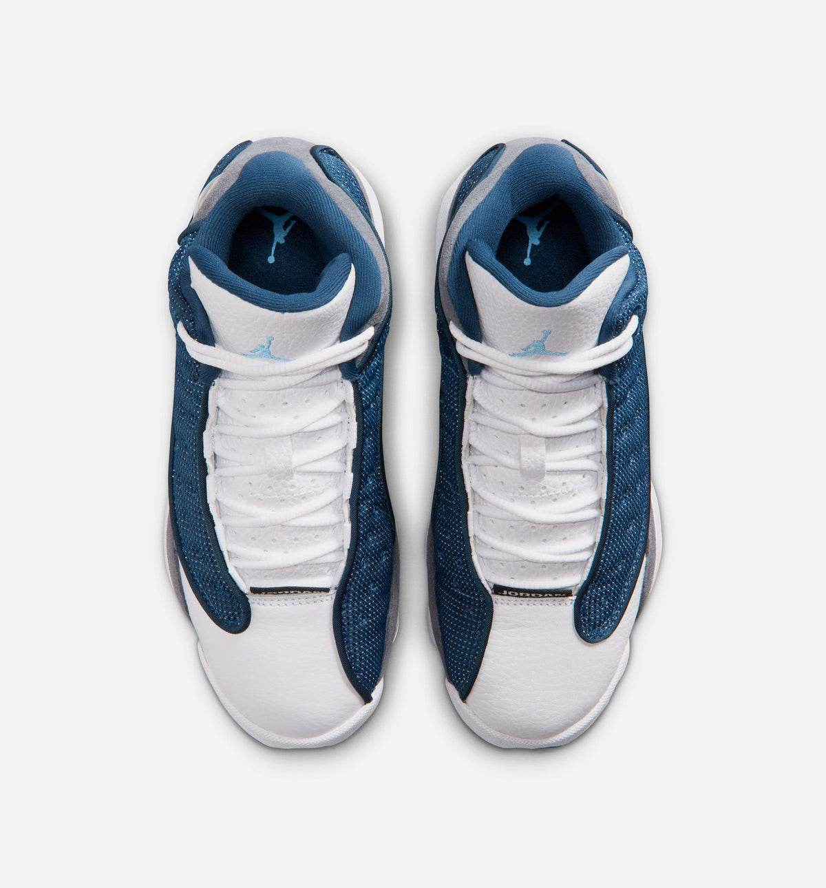 Air Jordan 13 Retro Navy and Flint Grey Grade School Lifestyle Shoe – Navy/University Blue/Flint Grey/White