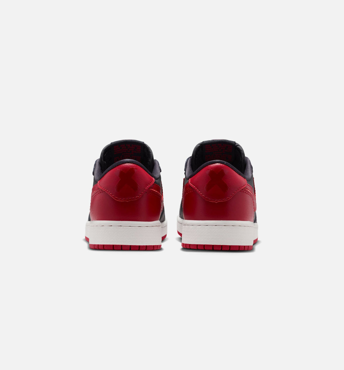Air Jordan 1 Retro Low OG Banned Grade School Lifestyle Shoe – Black/Varsity Red/Summit White