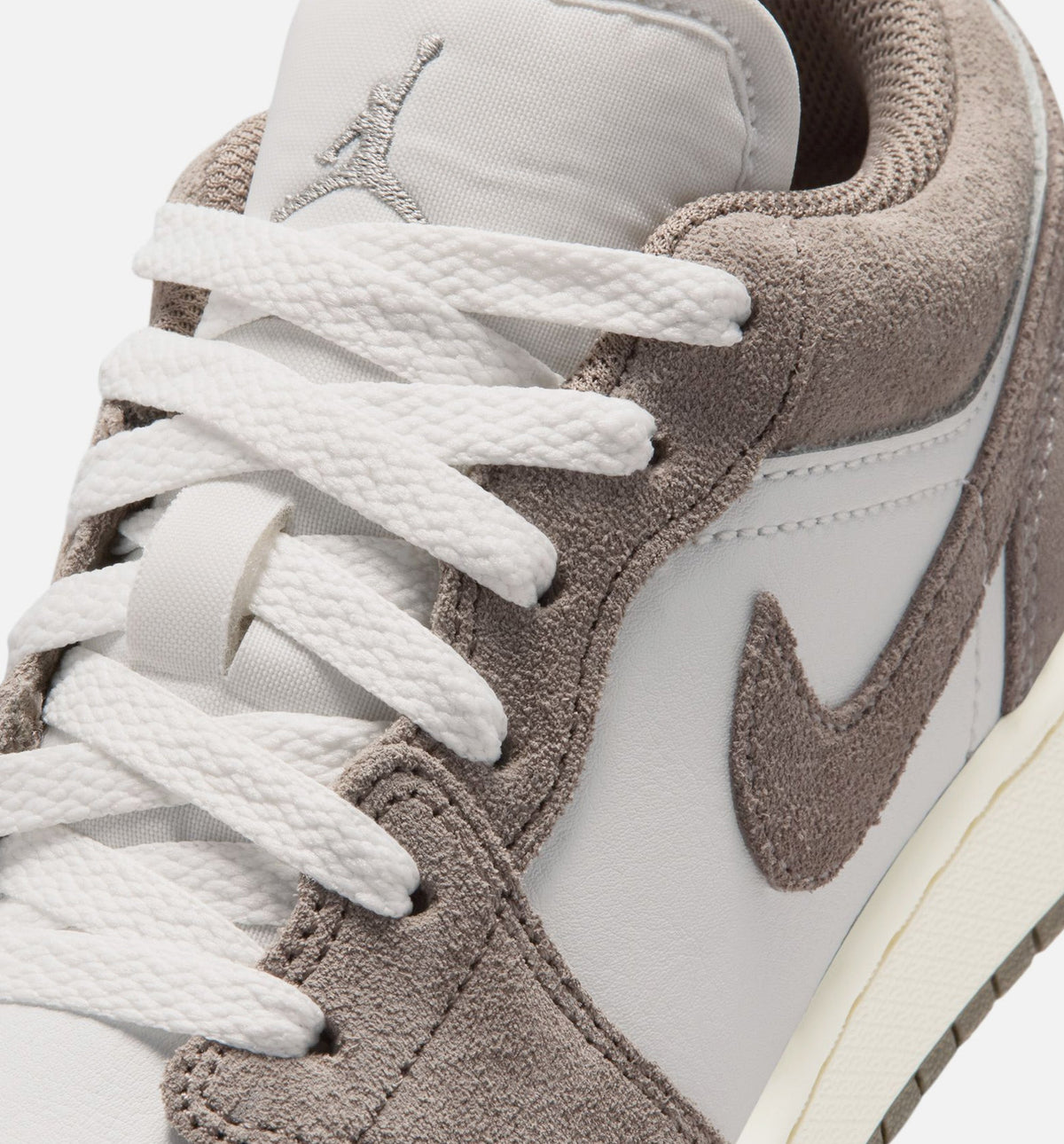 Air Jordan 1 Low Grade School | Olive Grey Lifestyle Shoe