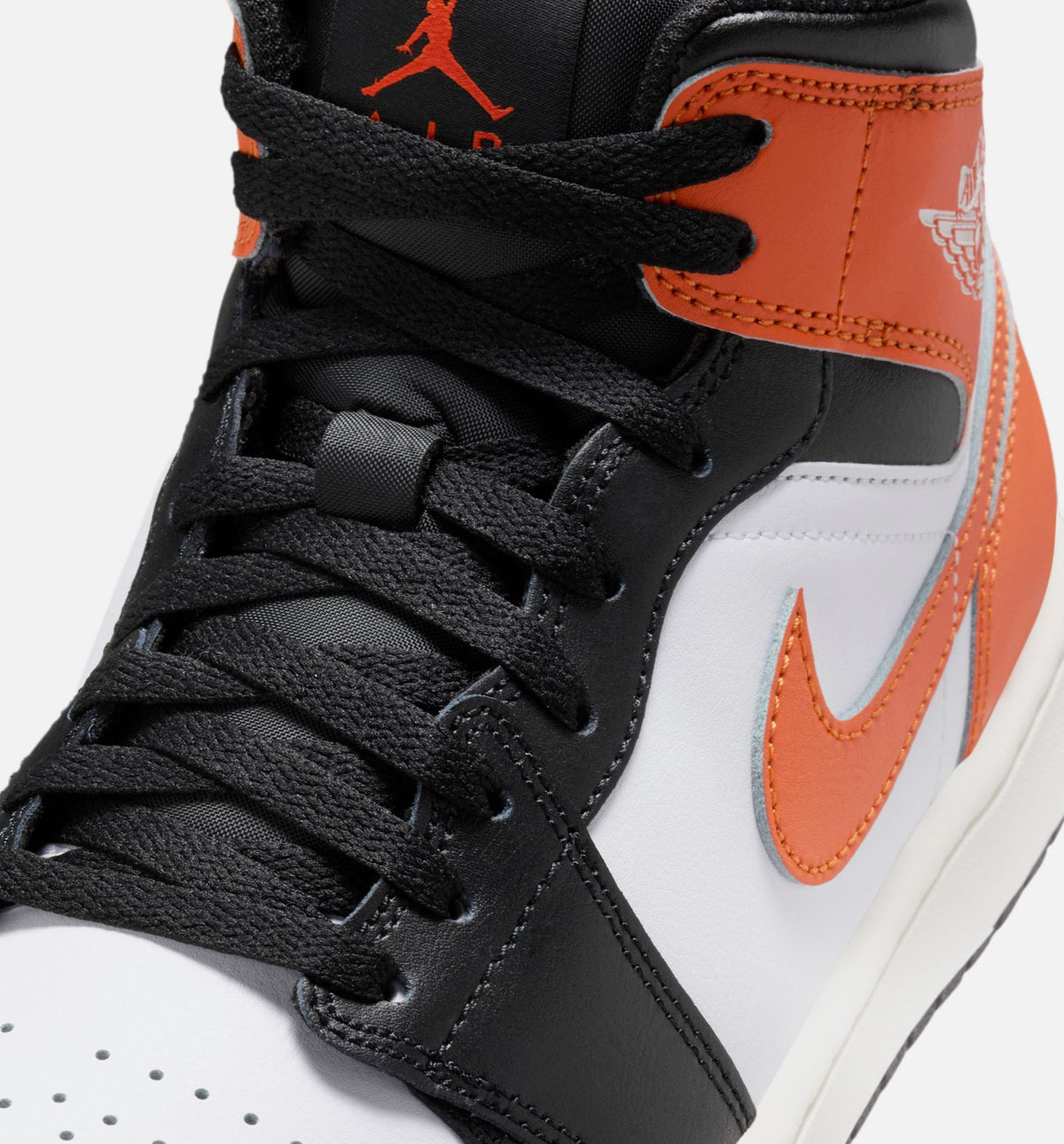 Air Jordan 1 Mid Men's Lifestyle Shoe – Starfish/White/Sail/Black