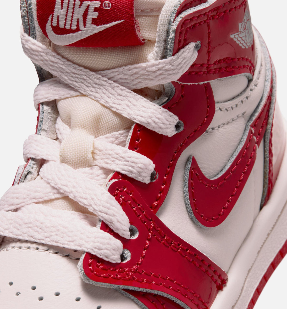 Air Jordan 1 Retro High OG Nails and Grails Infant/Toddler Lifestyle Shoe – University Red/Metallic Silver