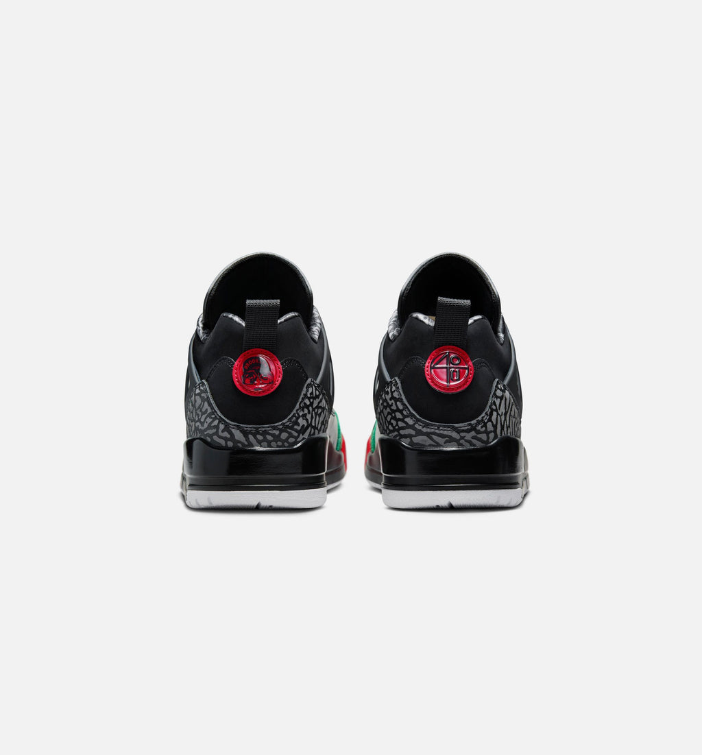 Spizike Low Men's Lifestyle Shoe – Black/Classic Green/White/Varsity Red