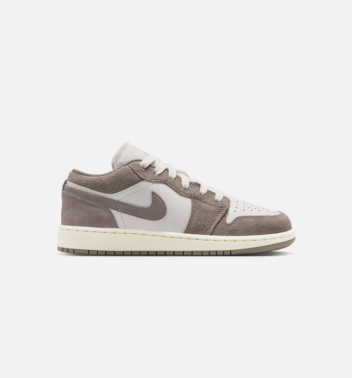 Air Jordan 1 Low Grade School | Olive Grey Lifestyle Shoe