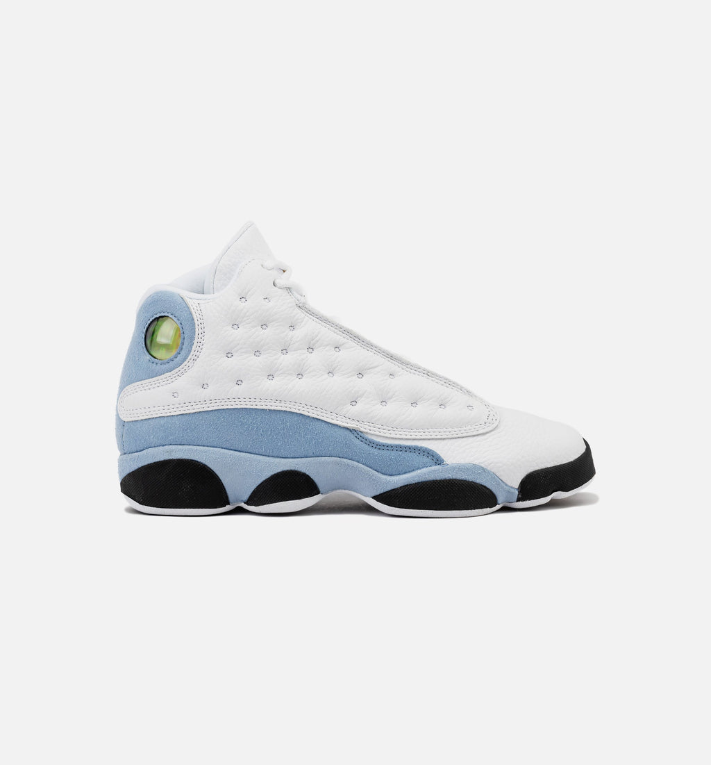 Air Jordan 13 Retro Blue Grey Grade School Lifestyle Shoe – White/Blue Grey/Black/Yellow Ochre