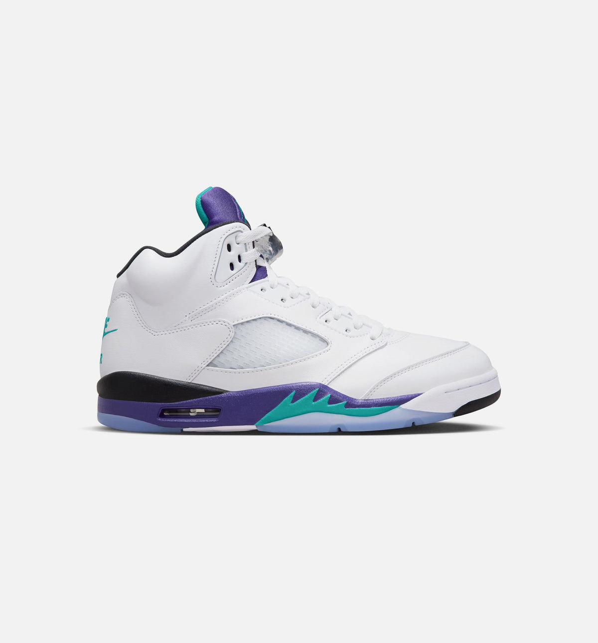 Air Jordan 5 Retro Grape Men's Lifestyle Shoe – White/New Emerald/Grape Ice/Black