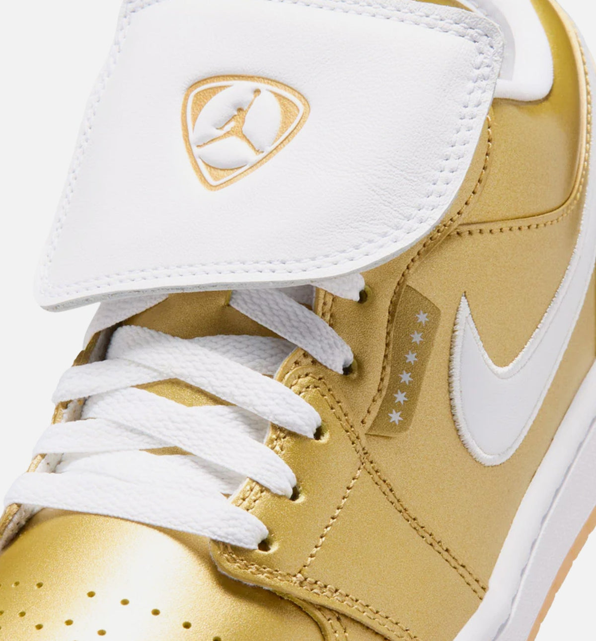 Air Jordan 1 Low Women's Lifestyle Shoe – Gold/White/Gum Yellow