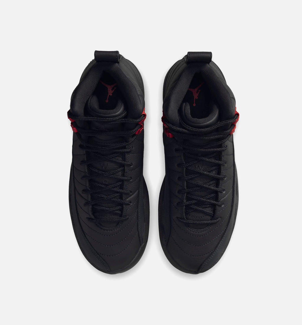 Air Jordan 12 Retro Bloodline Grade School Lifestyle Shoe – Black/Varsity Red