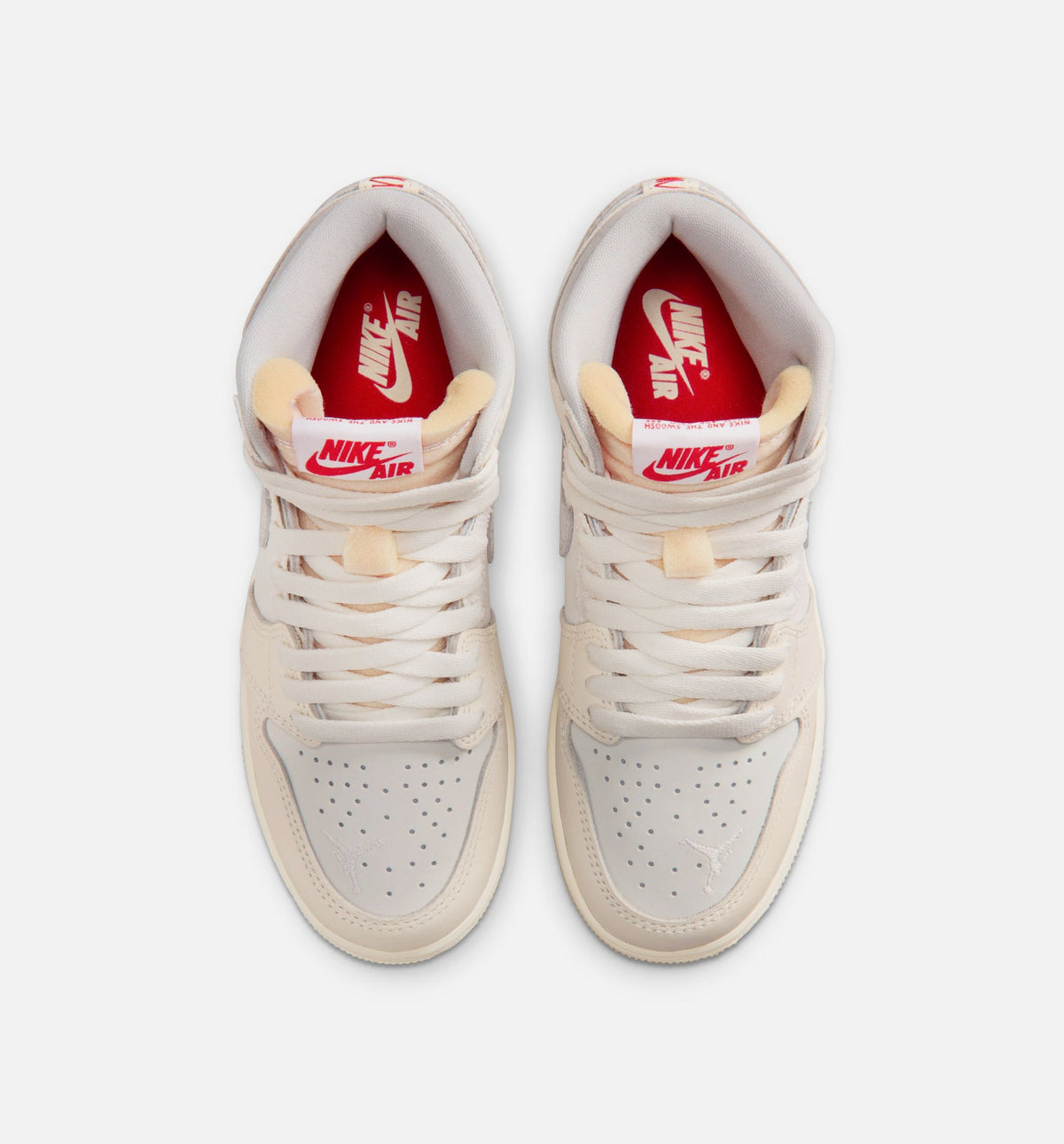 Air Jordan 1 Retro High OG Sail Grade School Lifestyle Shoe – Sail/University Red/Pale Ivory/Coconut Milk/Phantom