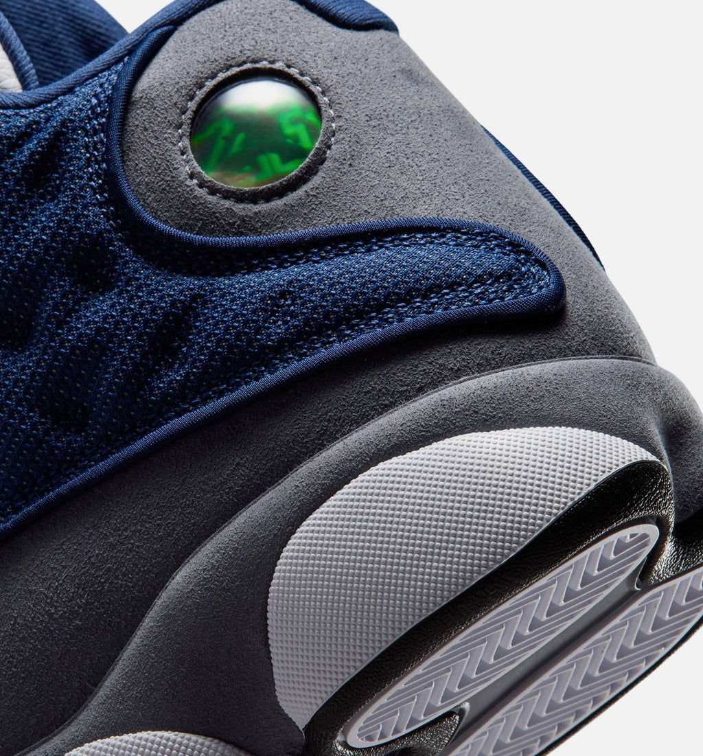 Air Jordan 13 Retro Navy and Flint Grey Men's Lifestyle Shoe – Navy/University Blue/Flint Grey/White