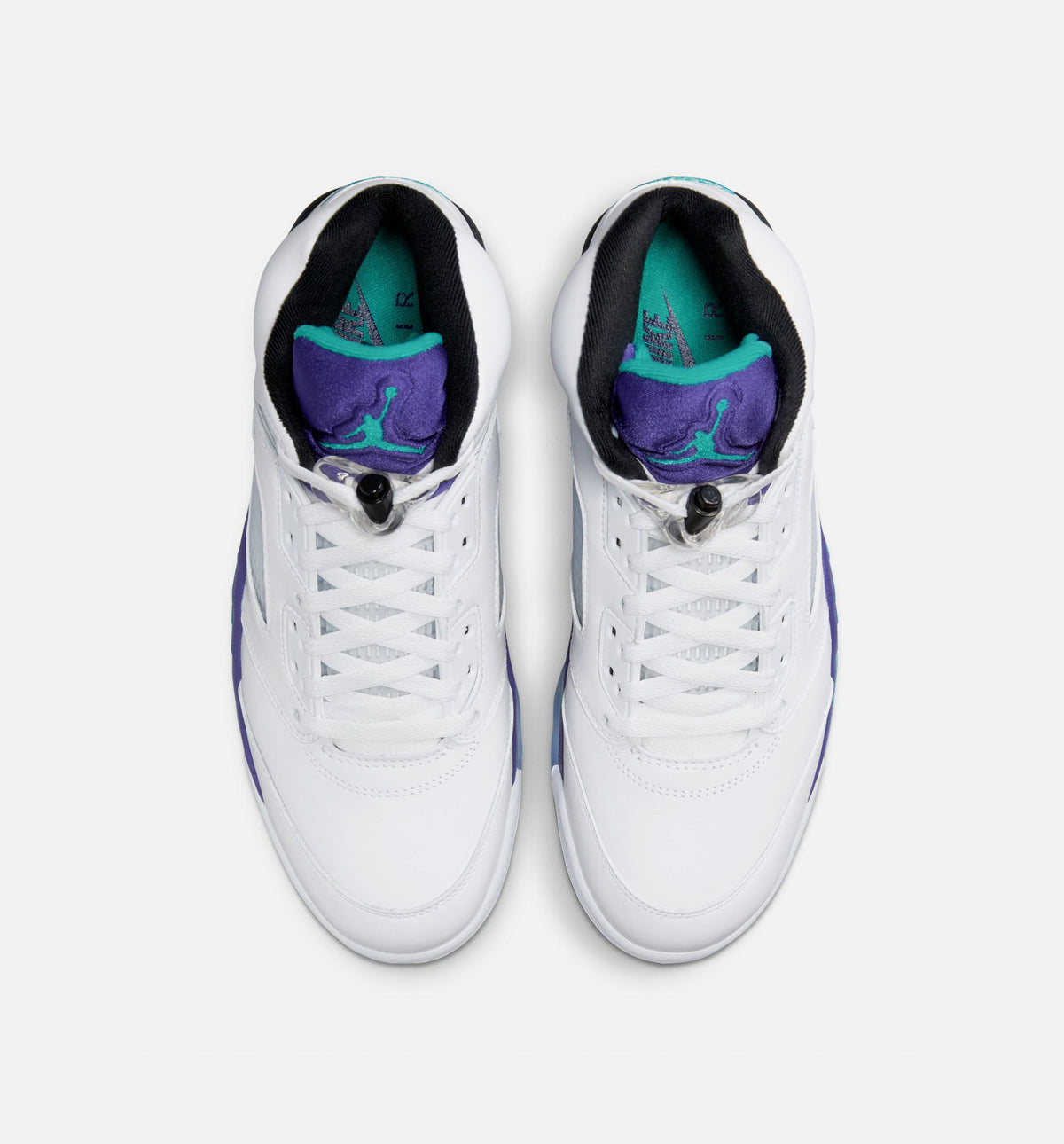 Air Jordan 5 Retro Grape Men's Lifestyle Shoe – White/New Emerald/Grape Ice/Black