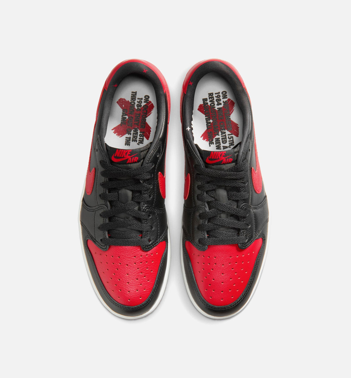 Air Jordan 1 Retro Low OG Banned Men's Lifestyle Shoe – Black/Varsity Red/Summit White