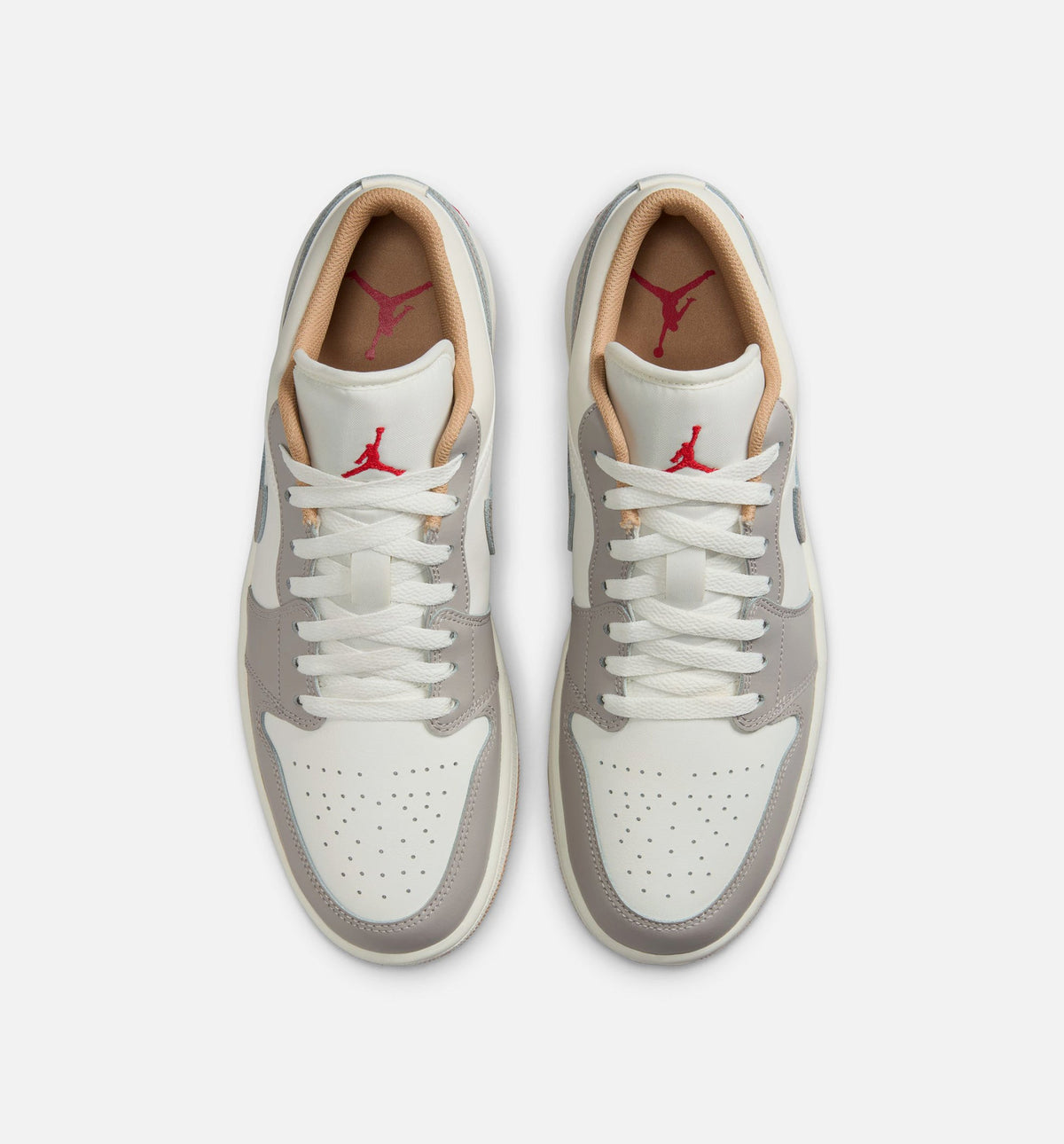 Air Jordan 1 Low | Men's Sail & Fire Red Lifestyle Shoe