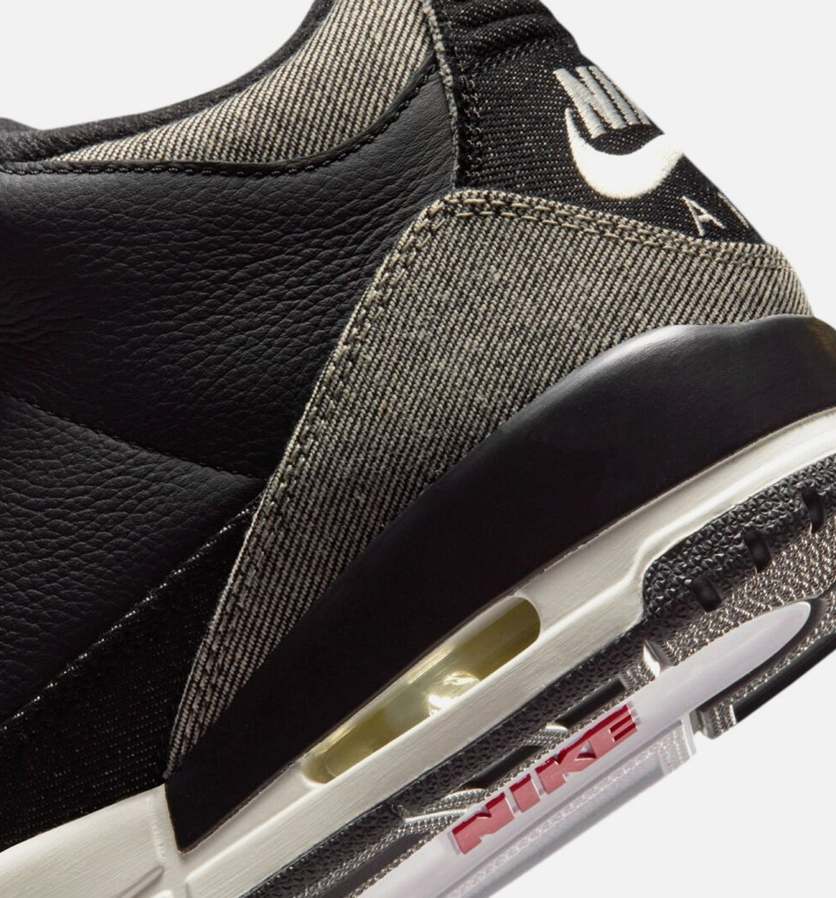 Air Jordan 3 x Levi's Black and White Men's Lifestyle Shoe – Denim/Black/Gym Red