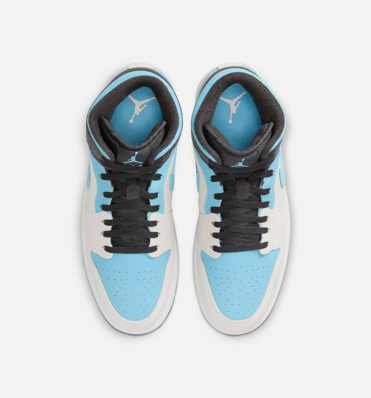 Air Jordan 1 Mid SE Men's Lifestyle Shoe – Summit White/Blue Chill/Black
