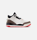 Air Jordan 3 Retro Sail and University Red Preschool Lifestyle Shoe – Sail/Black/University Red/Pale Ivory