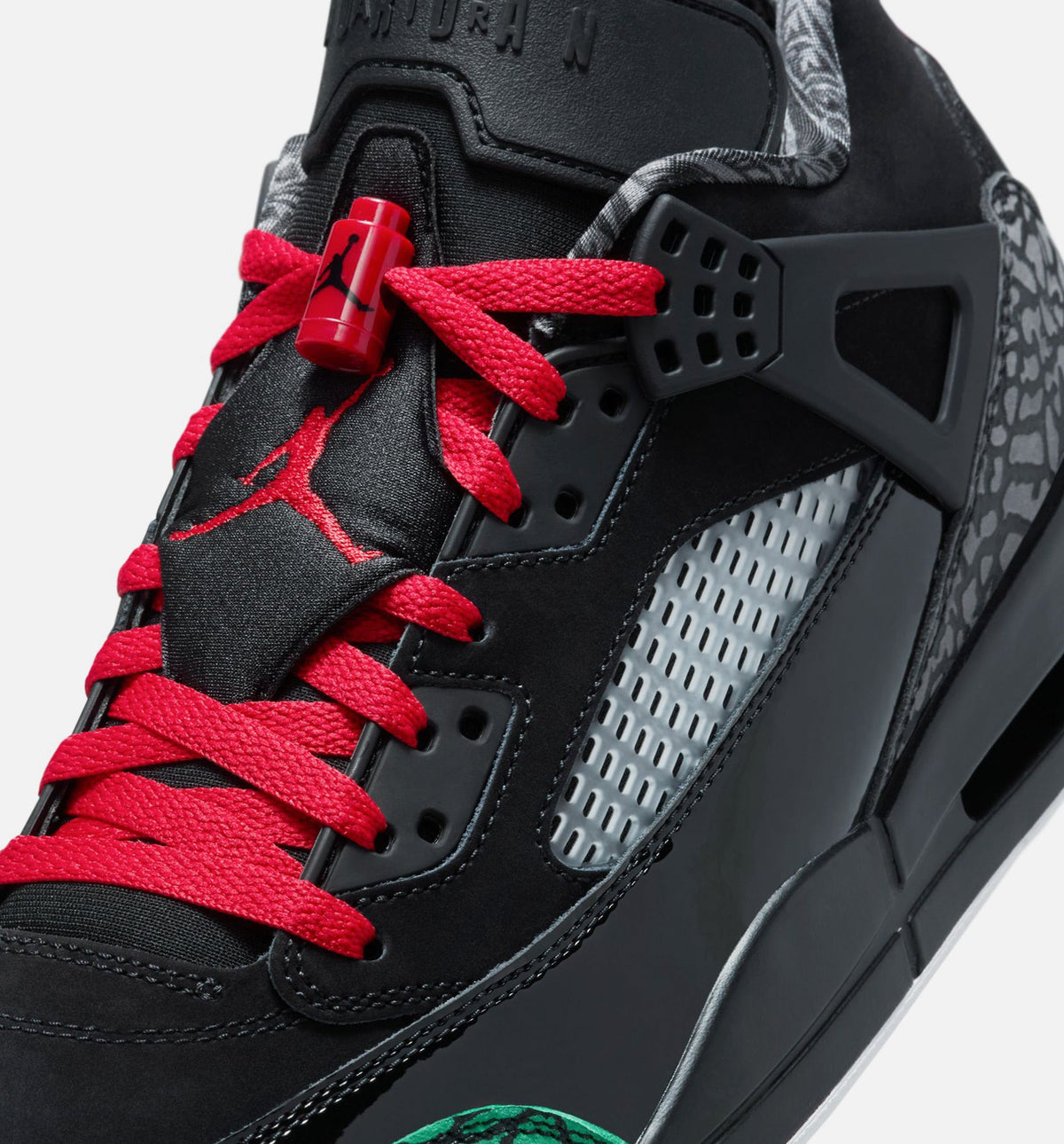 Spizike Low Men's Lifestyle Shoe – Black/Classic Green/White/Varsity Red